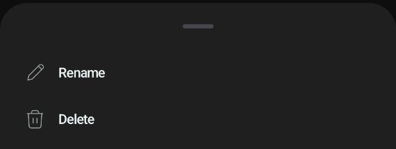 Rename or delete