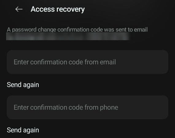 Verification codes
